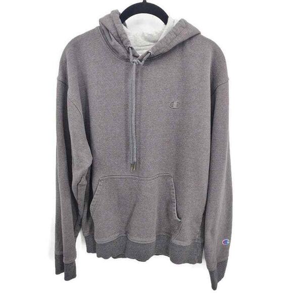 Champion gray kangaroo pocket hoodie in size Medium - Picture 1 of 5